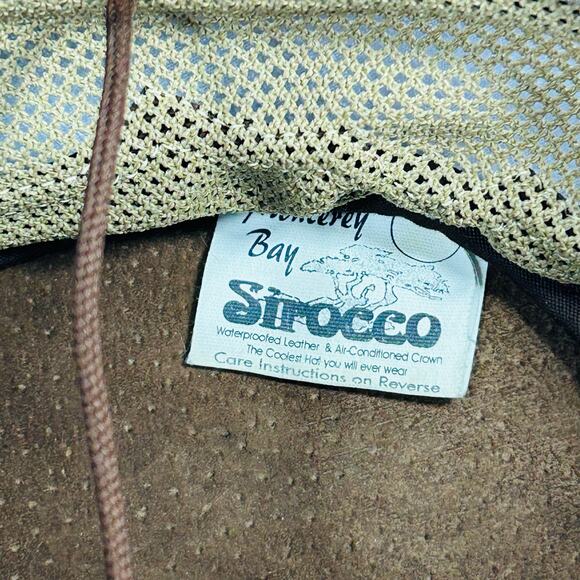 Monterey Bay 8" SIROCCO Unisex Hat Suede Leather Mesh USA - Picture 14 of 16